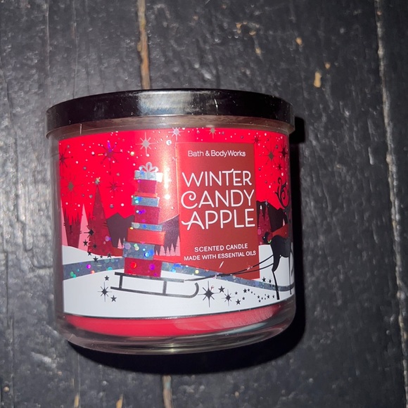 Bath & Body Works Accents Bath Body Works 3 Wick Candle Winter